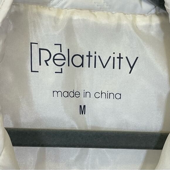 Relativity, Quilted Vest. Size Medium. Minor Stains, Could be washed out or dyed - Picture 2 of 7